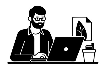 silhouette vector design app developer