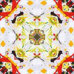 Seamless art pattern abstract acrylic paint. Artistic art.