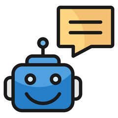 Chatbot Icon Element For Design