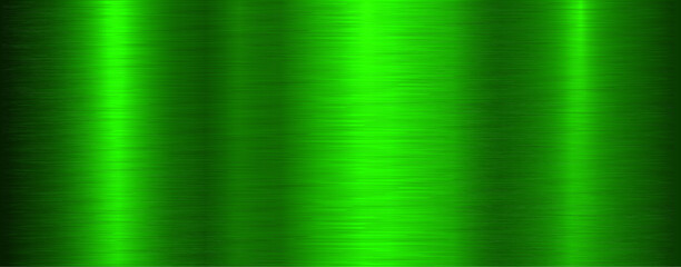 Brushed metal texture background, green shiny lustrous metallic 3d background © Cobalt