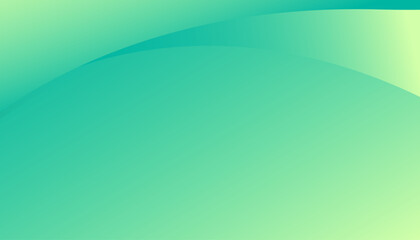 Abstract green wave background. Vector illustration