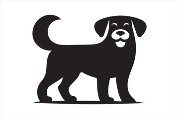silhouette of dogs.