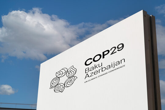 La conf&eacute;rence de Bakou de 2024 sur les changements climatiques, ou COP 29, organis&eacute;e par l'Organisation des Nations unies du 11 au 22 novembre 2024 &agrave; &agrave; Bakou en l'Azerba&iuml;djan, 
