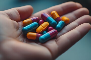 Overcoming Illness with Medication. Health and Wellness concept