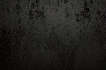 Fototapeta premium 黒の暗い黒グランジ テクスチャ コンクリート石壁の背景 