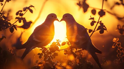 International Day of Peace white doves and olive branches September 21st
