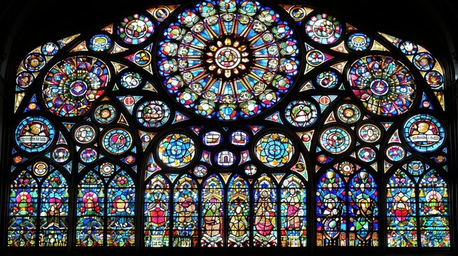 stained glass window  