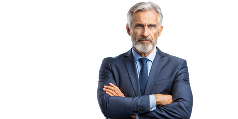 mature businessman with beard