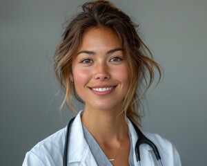 Photo portrait of a woman doctor
