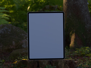 3D Mockup, tablet Mockup to showcase your design