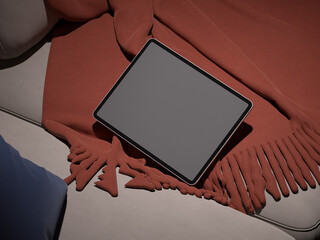 3D Mockup, tablet Mockup to showcase your design