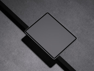 3D Mockup, tablet Mockup to showcase your design