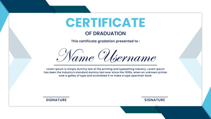 abstract blue background with paper