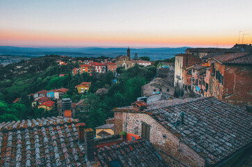 view of the town, View of Montepulciano