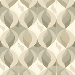 Abstract geometric pattern in soft beige and taupe tones.