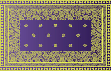 beautiful graphic saree design and this sari design is in Indian style which is for textile fashion industry and it can be used as wallpaper backdrop and website bg this style is originated in india 