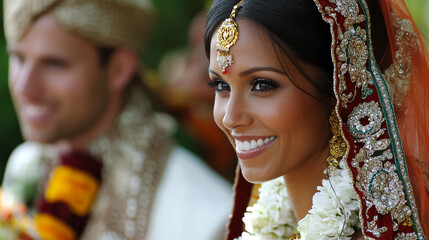 Feature a multicultural wedding ceremony blending traditions.