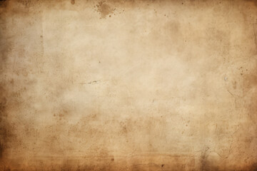 Obraz premium Processed collage of ancient scroll sheet of brown aged paper texture. Background for banner