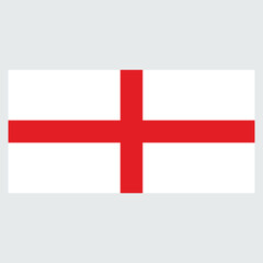 Obraz premium England flag vector design, useful for printing and decoration needs