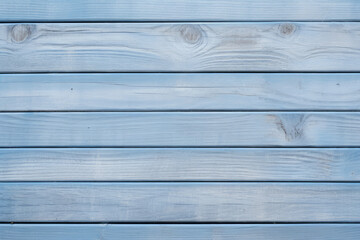 Obraz premium Processed collage of light blue wooden background texture. Background for banner, backdrop