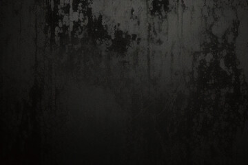 Fototapeta premium Vieux mur texture ciment fond gris noir foncé conception de couleur grise abstraite sont clairs avec fond dégradé blanc.