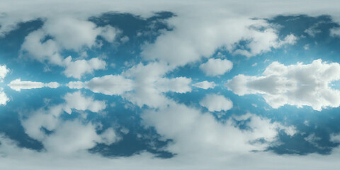 Obraz premium HDRI Just Sky Equirectangular Panorama 6