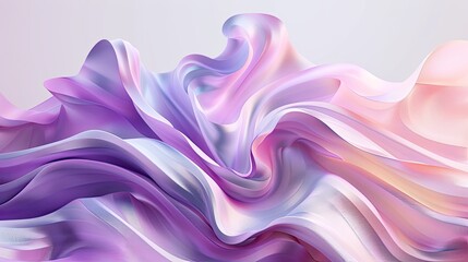 Obraz premium 3d silk abstract wave fluid motion texture backgrounds
