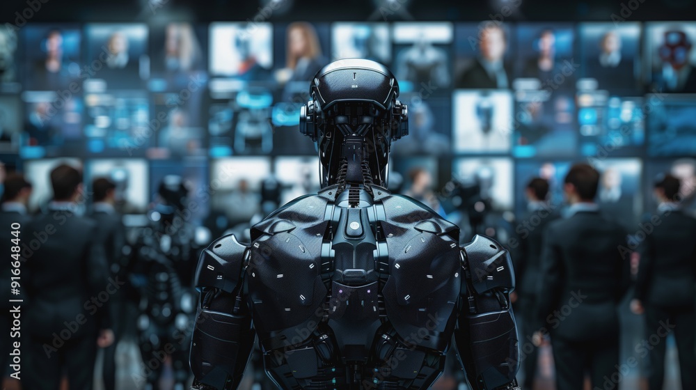 Poster exploring ethical implications of bias in ai for cyborgs in advanced control rooms