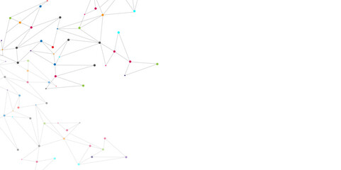 Vector Connect link background. global network technology concept. Digital technology futuristic internet network speed connection white background.