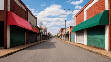 Shuttered small businesses and empty streets, Economy, Recession aftermath