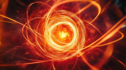 Abstract Fire Vortex