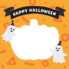 かわいいハロウィーンのフレーム