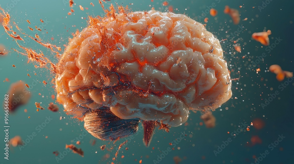 Poster flying in the data, an exploration of the vast landscapes within artificial intelligence, showcasing