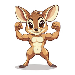 animals, about animals, types of vector illustrations of muscular animal icons