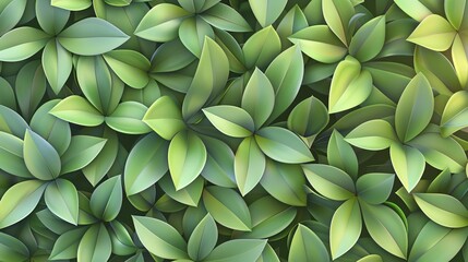 Abstract leaves in the background, a pattern that showcases nature's textures. Bright green decoration, a representation of plant life.