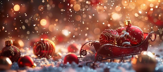 Christmas Eve with Santa's Sleigh