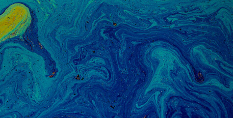 Obraz premium Eclectic and Expressive Painted Dreamscape Infused with an Array of Colors and Abstract Forms