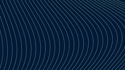 Blue light curve lines abstract background vector image