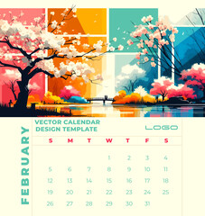  Editable vector calendar template featuring a stunning design with space for a quote. Perfect for adding a personal touch to your year and keeping you organized in style.
