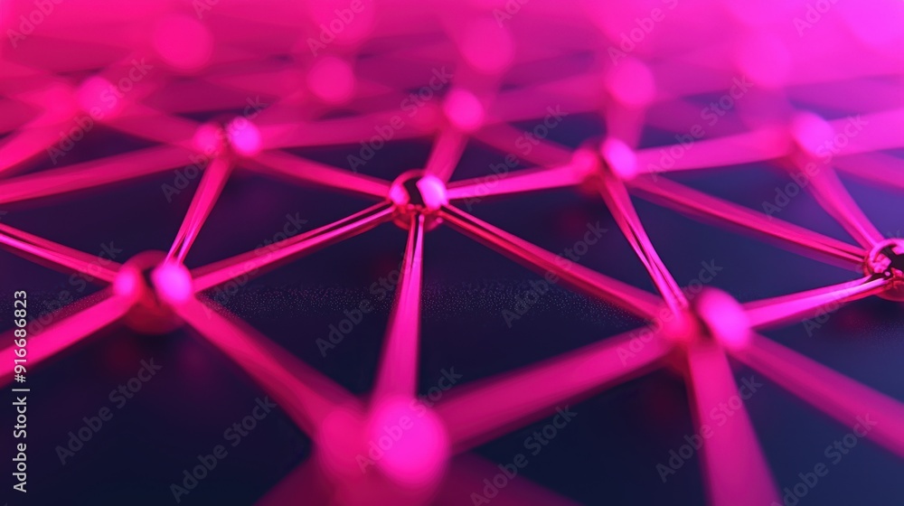 Poster futuristic digital commerce interconnected systems - high detail 8k image with copy space for text