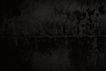 Obraz premium abstract black wall texture for pattern background wide panorama picture black wall texture rough background dark concrete floor or old grunge background with black