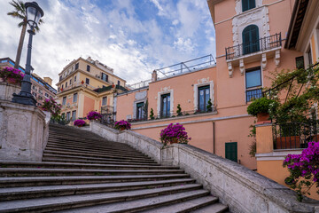 Fototapeta premium The Spanish Steps view in Rome City of Italy