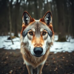 portrait of a wolf