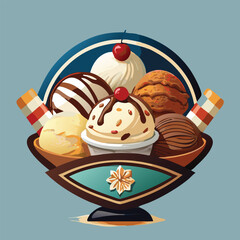 Ice cream vector