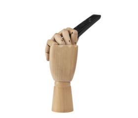 A hand holding a TV remote control. PNG Transparent background. Entertainment and communication concept