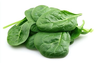 Obraz premium Fresh Spinach Macro Shot