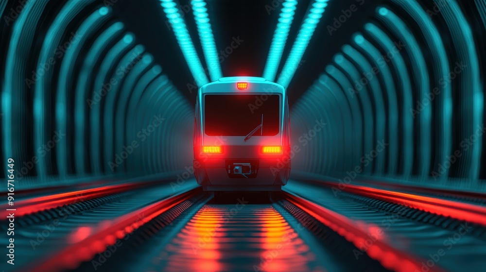 Poster futuristic transportation economic models on digital platforms with copy space for text in 8k high d