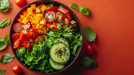 fresh Organic vegetables Healthy vegan or vegetarian food gluten free diet background