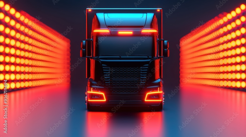 Poster futuristic transportation economic modeling on digital platforms with copy space for text in 8k high