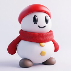 Cute Snowman Illustration